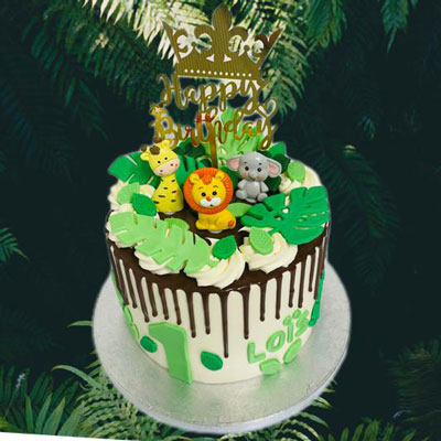 Cake design jungle