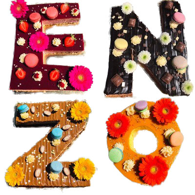 Letter cake