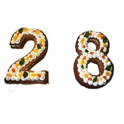 Number cake